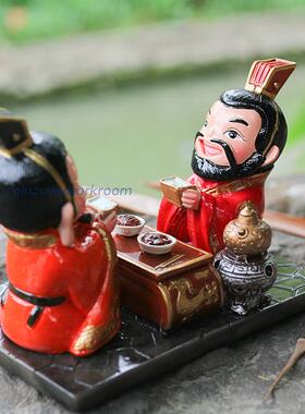 煮酒论英雄三国人物摆件教学道具