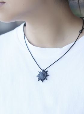 男女黑檀木原创吊坠个性文艺