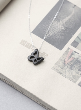 美鱼工坊女黑檀清新项链