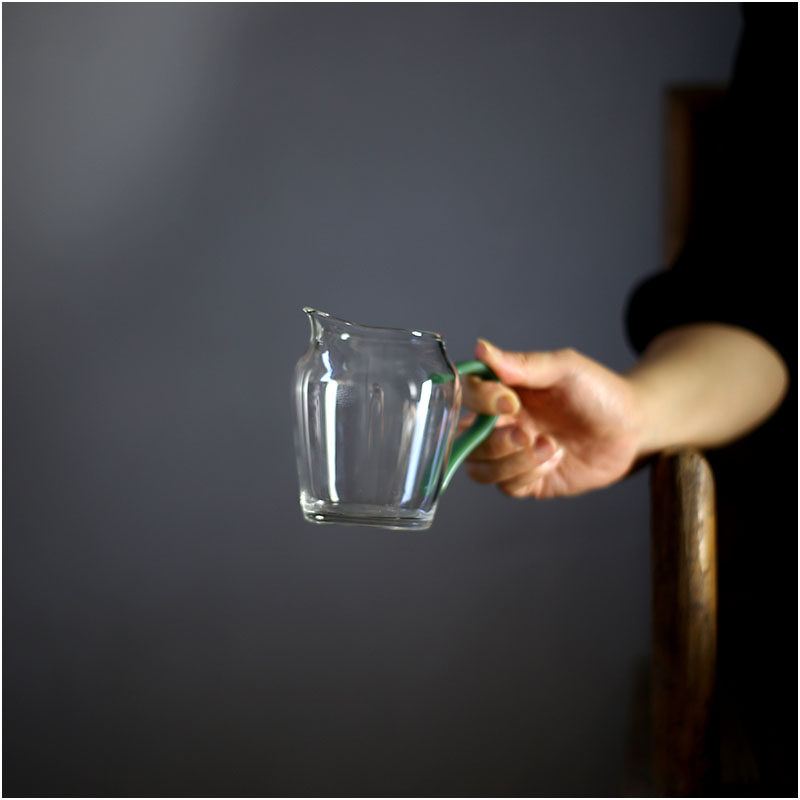 梧竹幽居｜婵娟玻璃公道杯小号茶道分茶器 中秋赏月泡茶搭配公杯,淘宝优惠券,粉丝福利购,淘宝优惠卷