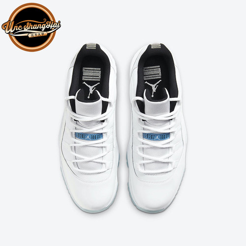 北卡大学 Air Jordan 11 Low AJ11 传奇蓝 白蓝 低帮 AV2187-117 - 图0