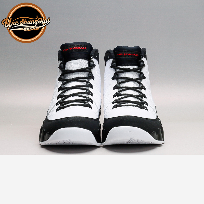 北卡大学 Air Jordan 9 Black-Red AJ9黑白红大灌篮 302370-112-图1