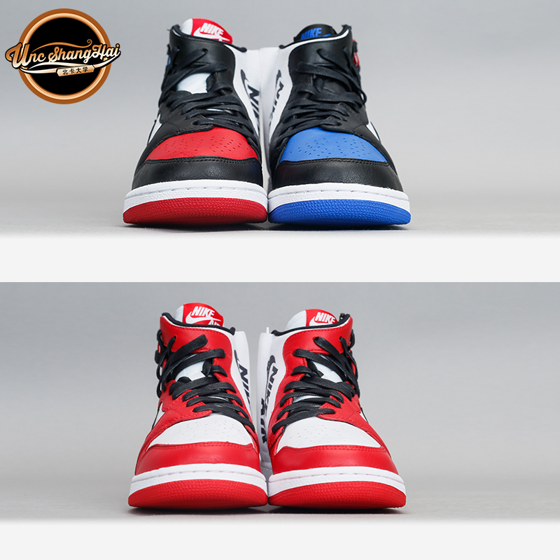 北卡大学 Air Jordan 1 Rebel AJ1拉链芝加哥Top3鸳鸯 AT4151-100 - 图1