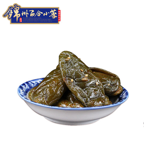 锦州百合小菜五香酱油椒辣椒港椒下饭菜爽辣包邮小包装68克港椒 - 图2