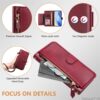 Suitable for Motorola Moto Edge 60/60S/70 Ultra Neo Pro 2025 5G mobile phone case zipper coin crossbody long lanyard backpack protective leather case wireless charging