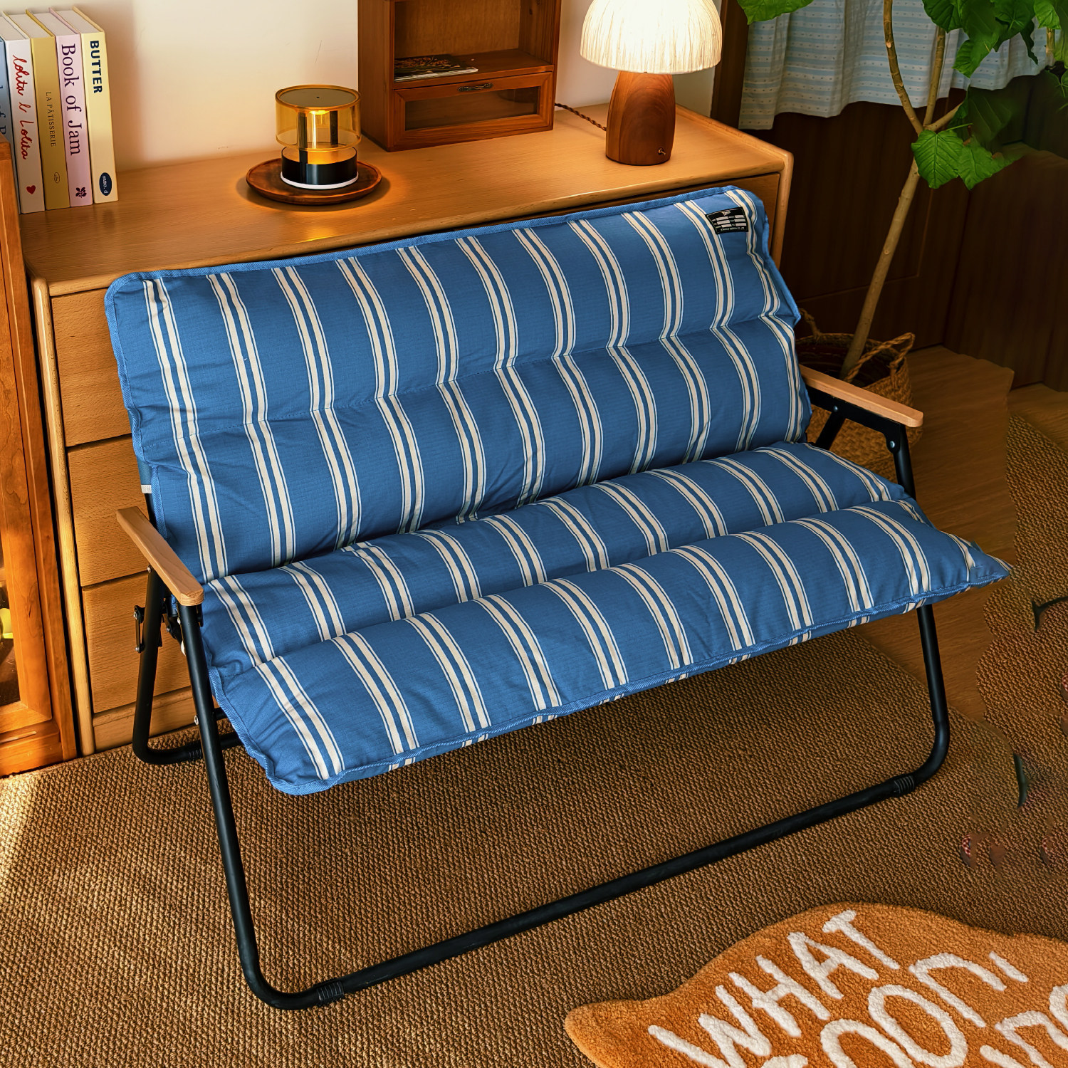 户外休闲椅双人折叠椅子便携式阳台靠背椅懒人躺椅别墅露台沙发椅,淘宝优惠券,粉丝福利购,淘宝优惠卷