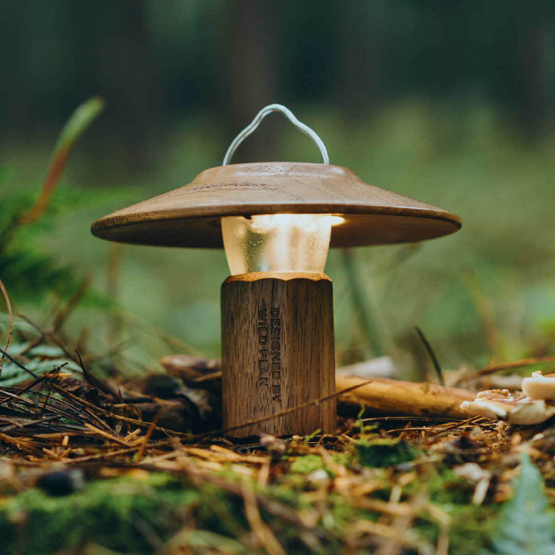 Wild plan 复古实木黑胡桃GZ灯罩灯架配件户外露营灯家用蘑菇灯罩,淘宝优惠券,粉丝福利购,淘宝优惠卷