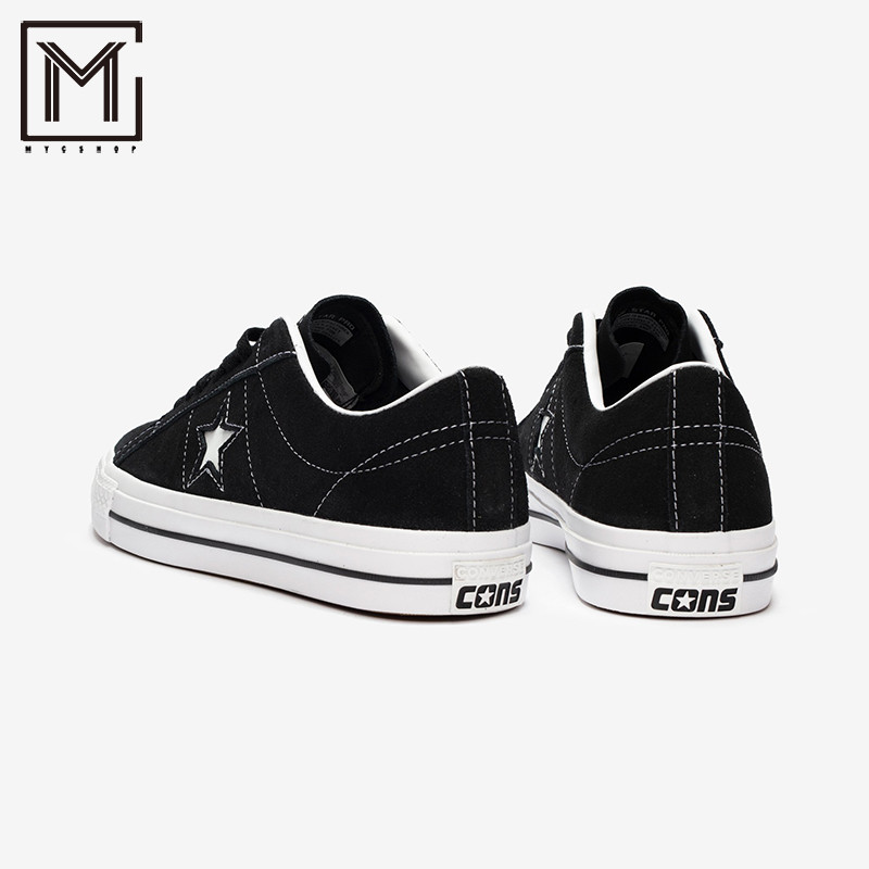 匡威Converse One Star Pro翻毛皮经典男女休闲低帮板鞋171327C - 图1