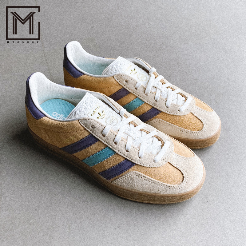 阿迪达斯Adidas Gazelle Indoor耐磨防滑男女休闲板鞋IH9989-图2