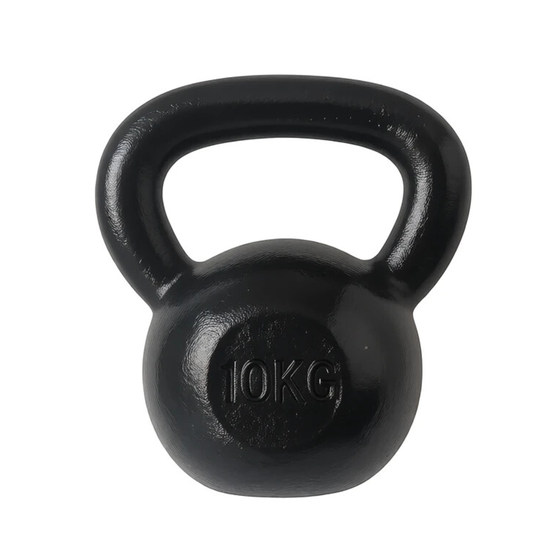 Solid cast iron kettlebell for men and women for home fitness and weight loss