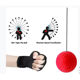 Head mounted boxing speed ball reaction ball