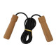Wooden handle wooden skipping rope for students, adults and beginners