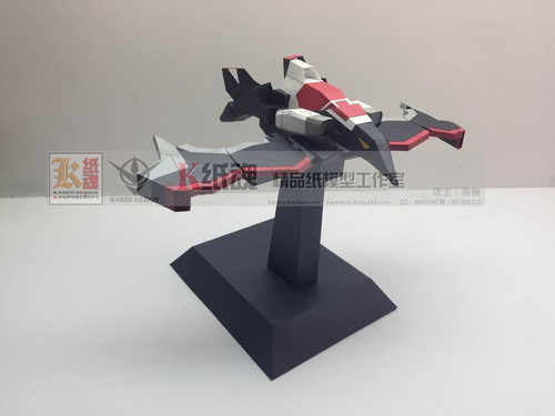 K纸魂 超神机神 断空我 DIY 纸模型 进口珠光纸 免切线免切割 - 图3
