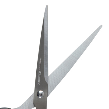齐心B2716裁纸剪刀7寸不锈钢办公家用剪刀 学生手工剪刀加长刀刃 - 图2