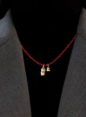 福禄生花鸿运当头天然红玉髓项链