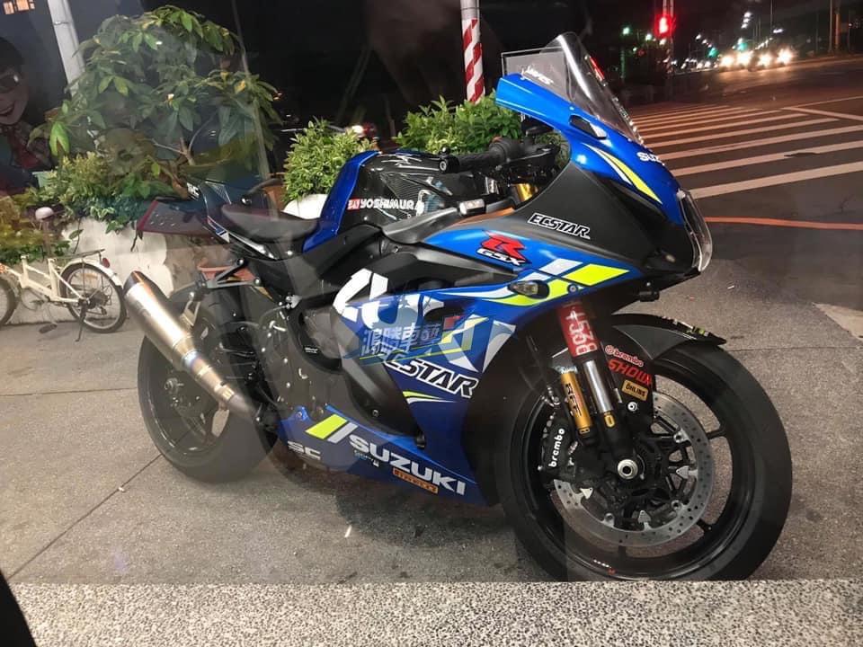 意大利WRS适用铃木GSXR1000大R改装竞技风挡升高加高挡风镜玻璃-图0