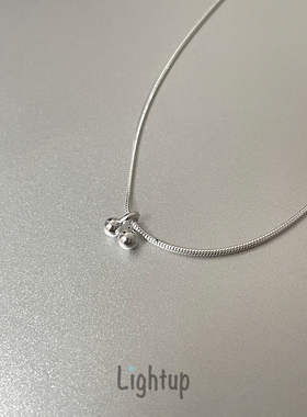 小樱桃通体925纯银锁骨链