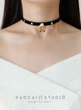 恶魔幽灵与南瓜万圣节日锁骨链