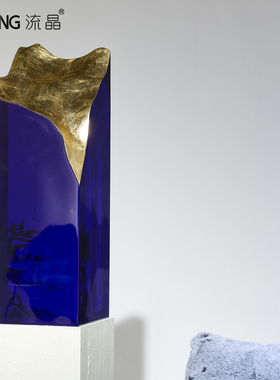 NEWKNG流晶抽象火焰造型大摆件
