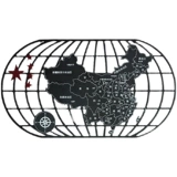 Ретро настенная кофейная карта