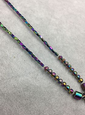 纯银七彩民族风佛牌链高端定制