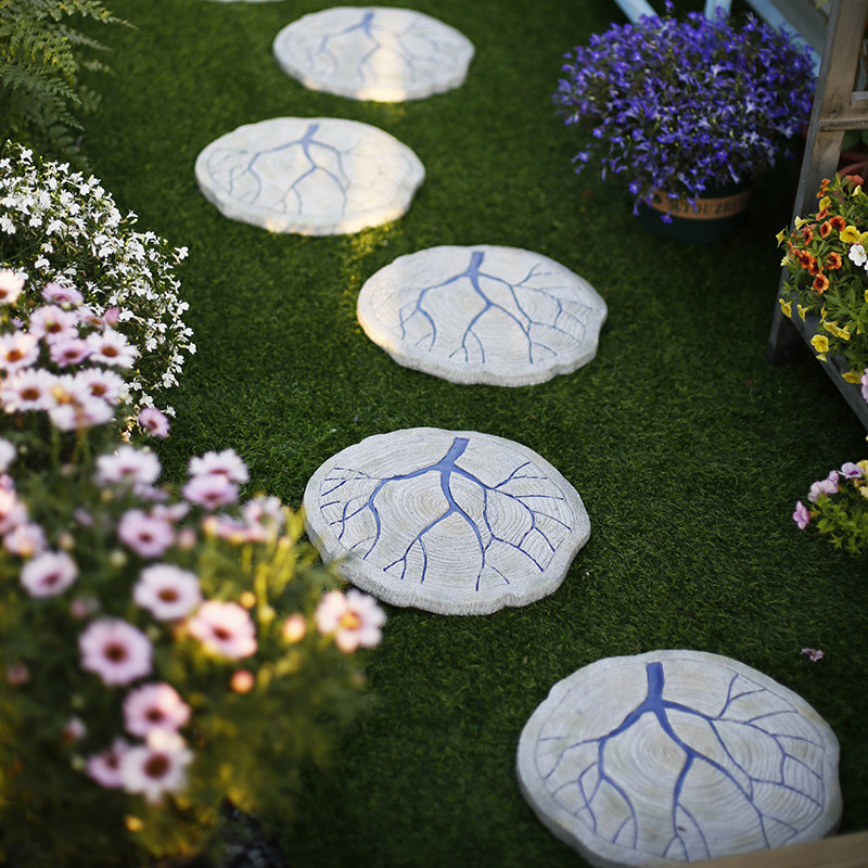 【清仓特价55元】古风圆形庭院踏步石草坪脚踏石户外花园踏脚石,淘宝优惠券,粉丝福利购,淘宝优惠卷
