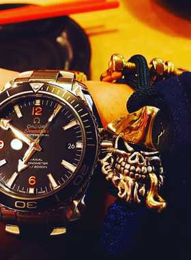 美国加勒比海盗925银朋克风吊坠