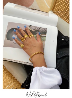 wildmood野生士多时髦女蛇骨链