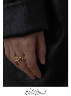 wildmood士多时尚个性风链条扣