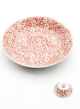 赤色香插樱花瓣纹日本进口