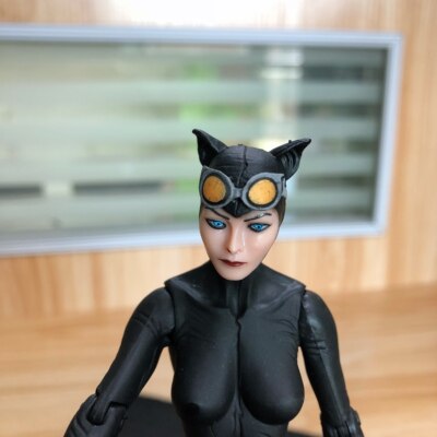 Dc正义联盟蝙蝠侠大战超人可动手办罗宾神奇女侠猫女模型男孩玩具 虎窝淘