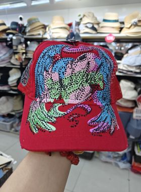 个性百搭时尚网红帽棉布网眼鸭舌帽遮掩防晒帽尾单货孤品捡漏收藏