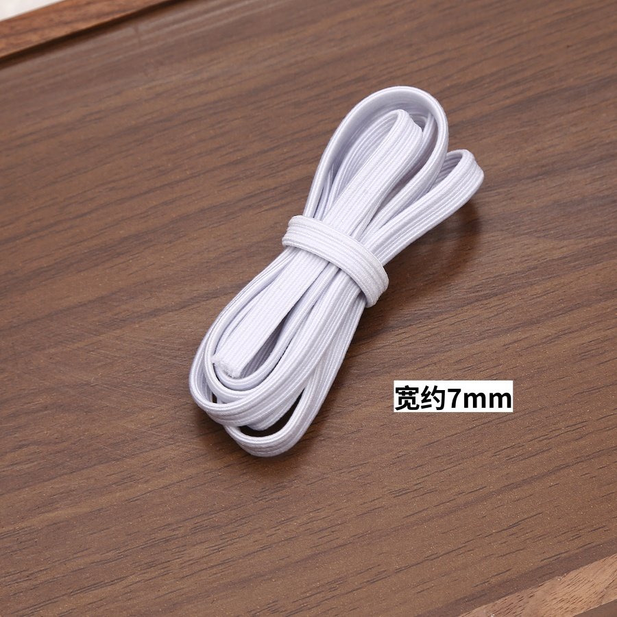 网红大肠圈发绳扁平松紧带白色橡皮筋diy发饰发圈配件服装辅料,淘宝优惠券,粉丝福利购,淘宝优惠卷