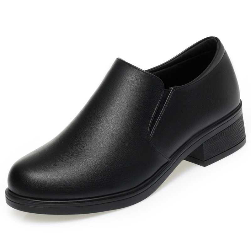 妈妈鞋真皮软底深口单鞋女士皮鞋中跟粗跟中年女鞋舒适防滑工作鞋,淘宝优惠券,粉丝福利购,淘宝优惠卷