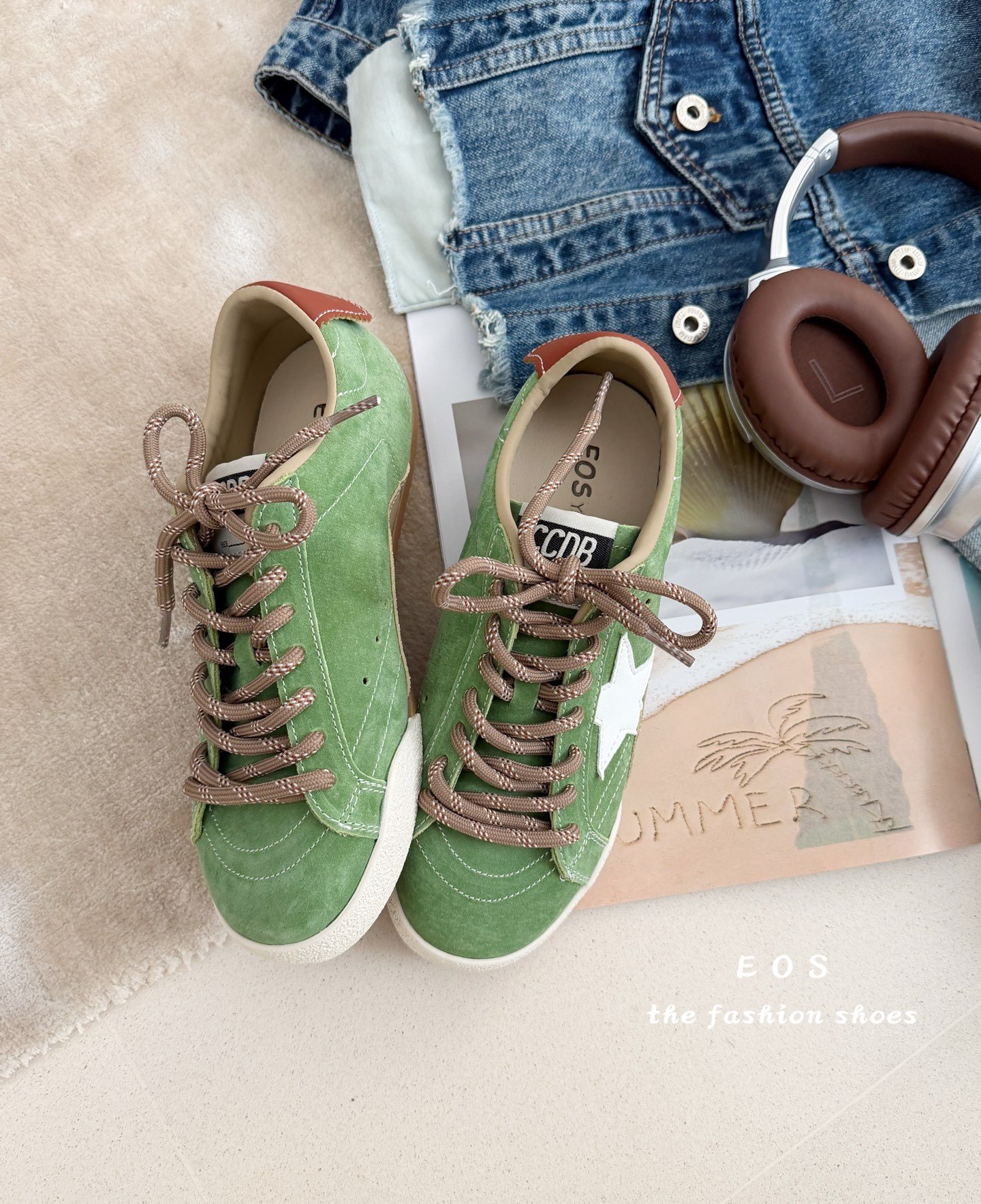 实体店同售～2025新款韩版复古时尚女鞋圆头平底磨砂皮星星板鞋,淘宝优惠券,粉丝福利购,淘宝优惠卷