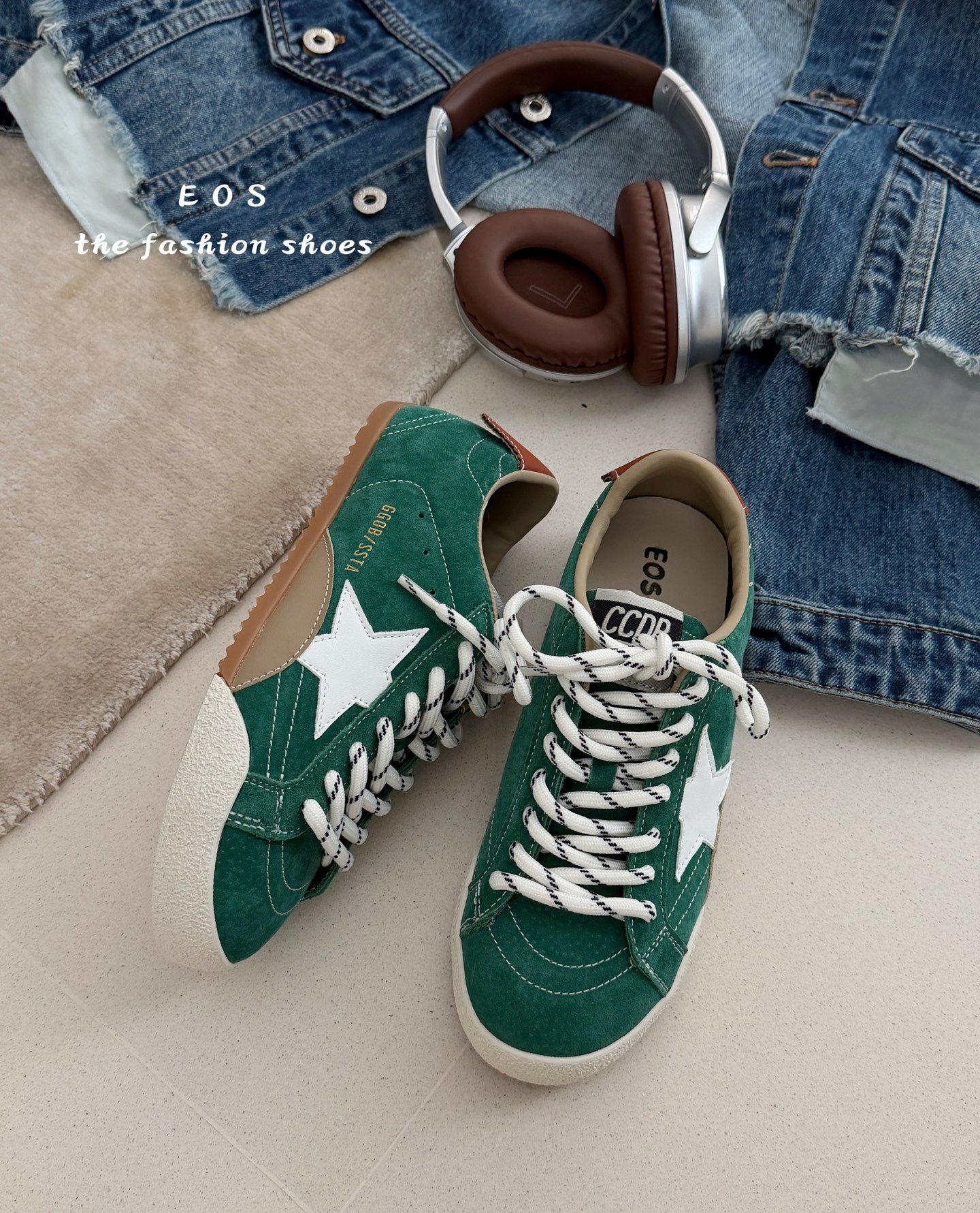 实体店同售～2025新款韩版复古时尚女鞋圆头平底磨砂皮星星板鞋,淘宝优惠券,粉丝福利购,淘宝优惠卷