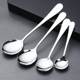 Food grade commercial 304 stainless steel spoon western food spoon