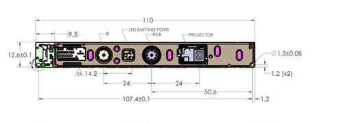 英特尔RealSense SR300 3D摄像头模组3d扫描人脸手势识别模块 - 图1