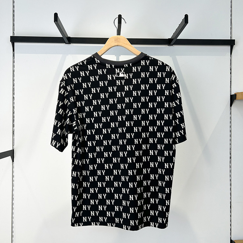 25新款MLB情侣短袖男女NY复古老花满印圆领休闲运动T恤3ATSM0553,淘宝优惠券,粉丝福利购,淘宝优惠卷