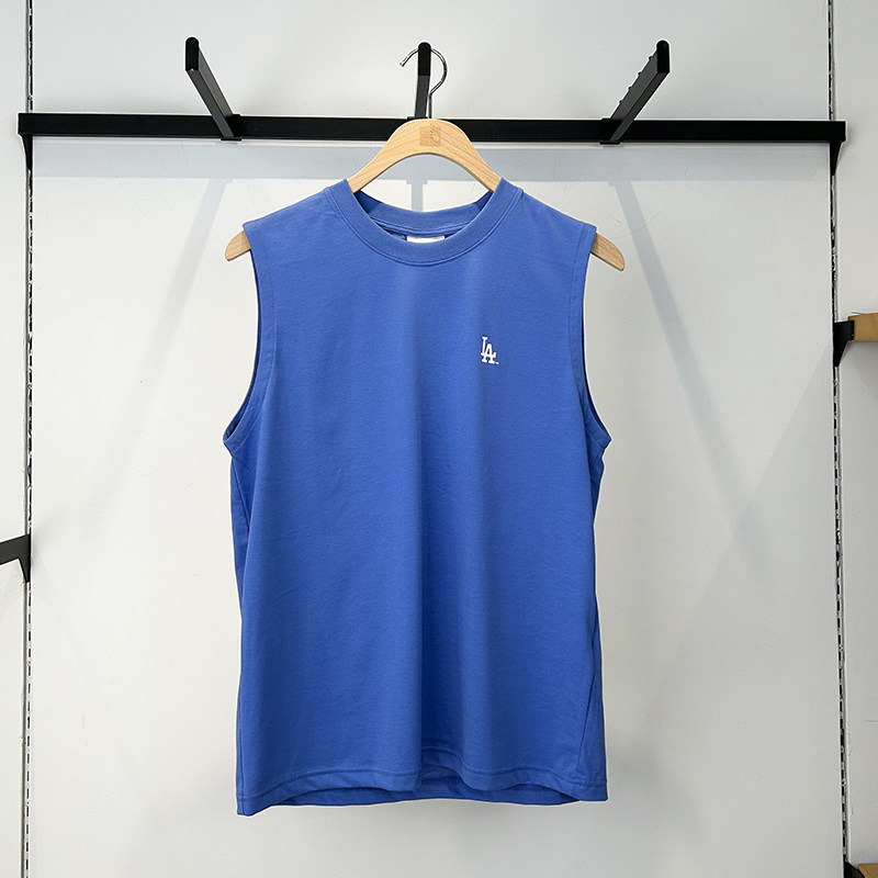 25新款MLB情侣背心男女NY小标纯色圆领无袖休闲运动T恤3ATOB0153,淘宝优惠券,粉丝福利购,淘宝优惠卷