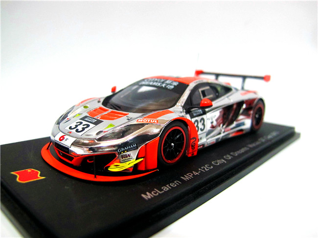 SPARK 1/43迈凯伦麦克拉伦McLaren MP4-12C Macau GT汽车模型成品-图1