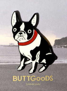 原创设计BUTTGooDS斗牛犬可爱