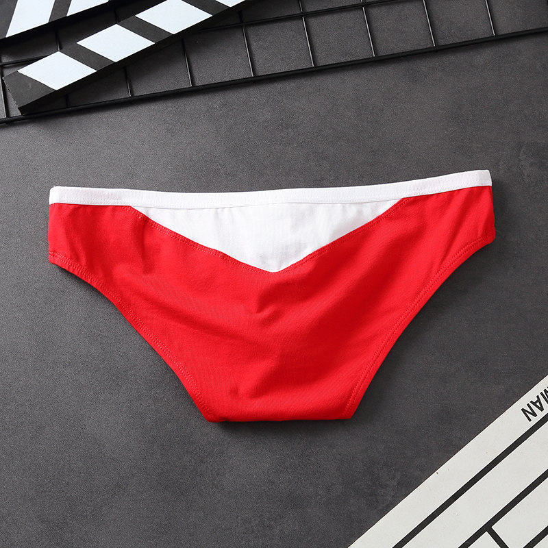 本命年男士红色内裤男款三角裤纯棉2025新款低腰性感细带男生短裤,淘宝优惠券,粉丝福利购,淘宝优惠卷