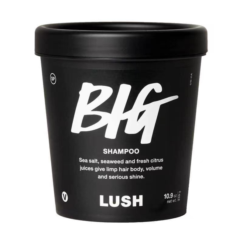 LUSH丰盈big洗发露洗发水海盐控油深层清洁蓬松细软发质