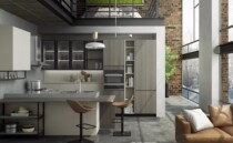 Zhibang kitchen package RMB8999  sets (1 m suspension cabinet 3 m ground cabinet 3 m quartz stone range hood cooker)