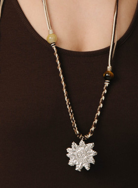 GLYPHS星空树林藏式编绳项链