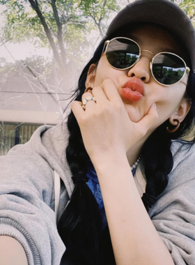 韩国网雅风彩色手工编织小花戒指