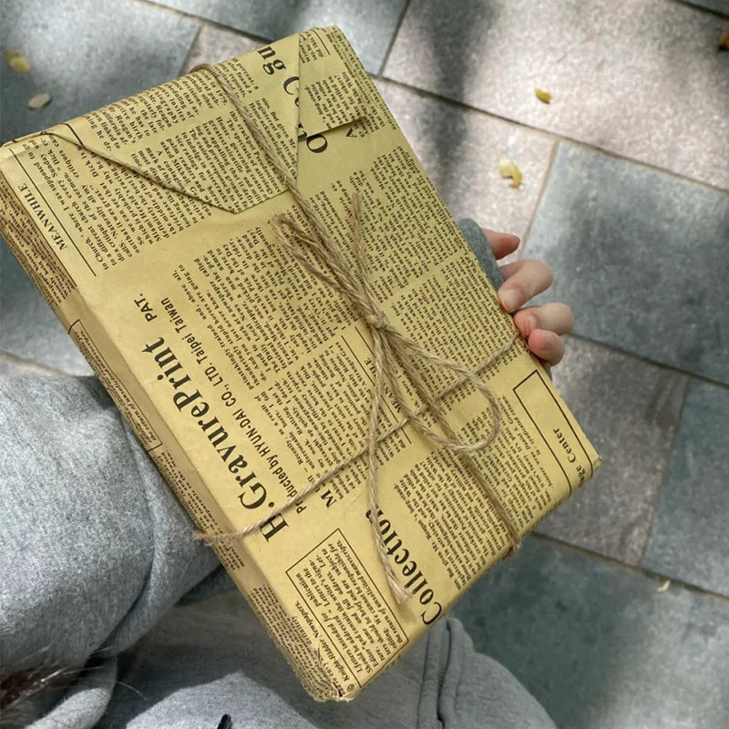 英文报纸鲜花包装纸花束包花材料全套花艺彩色礼品复古牛皮纸礼物,淘宝优惠券,粉丝福利购,淘宝优惠卷