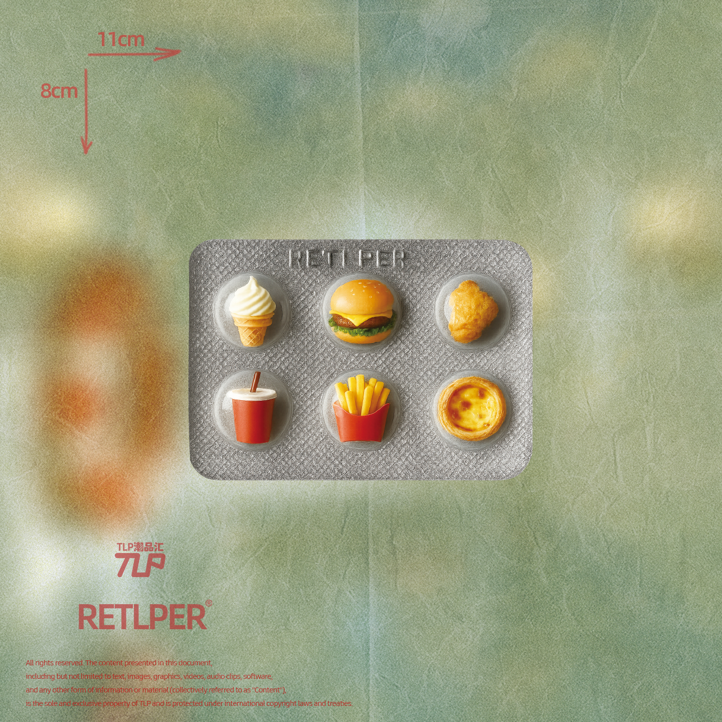 RETLPER反光车贴 原创 简单快乐的小配方 立体感汽摩防水平面贴纸 - 图2