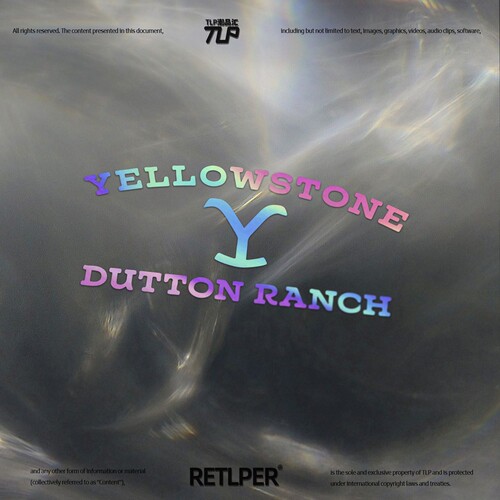 TLP镂空车贴 美剧经典黄石Yellowstone达顿家族标志西部牛仔贴纸 - 图0